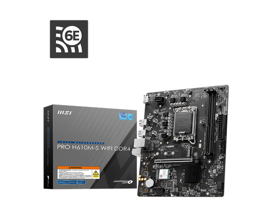 MSI PRO H610M-S WIFI DDR4 INTEL