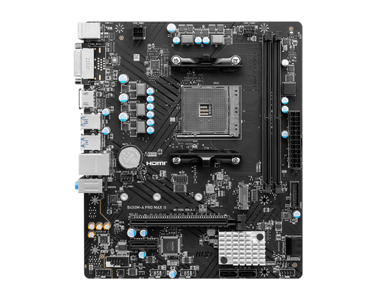 MSI B450M-A PRO MAX II AM4 M-ATX Motherboard AMD