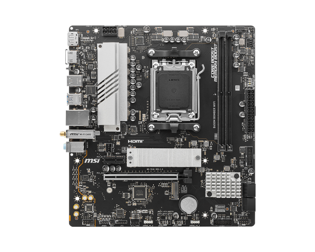 MSI B650M BOMBER WIFI DDR5 M-ATX Motherboard โ AM5 Socket AMD