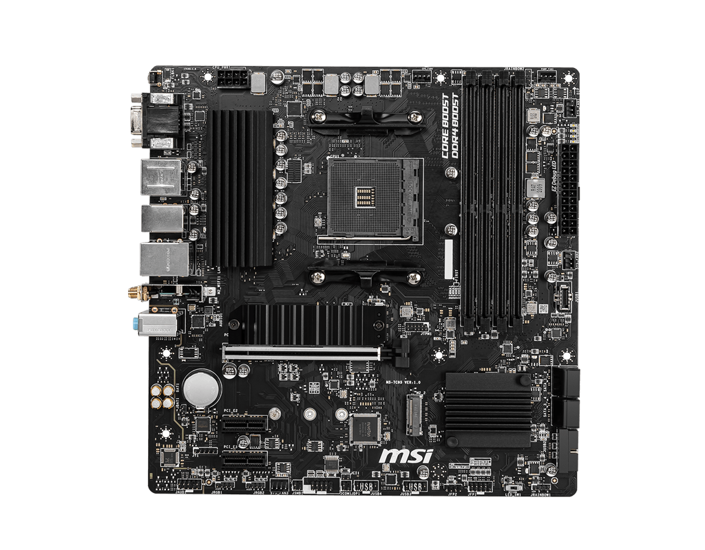 MSI B550M PRO-VDH WIFI DDR4 M-ATX Motherboard โ AM4 Socket AMD
