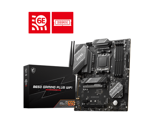 MSI B650 Gaming Plus WiFi ATX Motherboard AMD