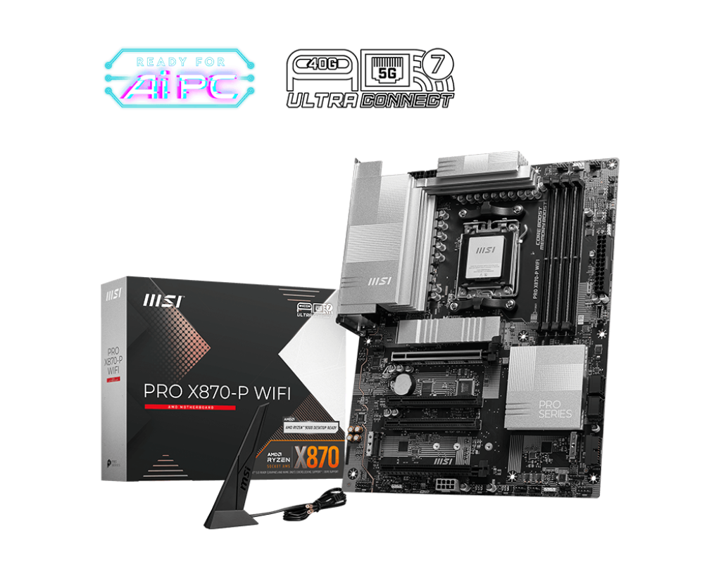 Msi Pro X870-P WiFi AM5 ATX Motherboard AMD