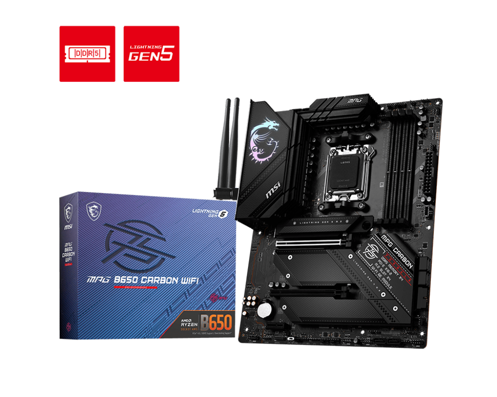 MSI MPG B650 Carbon WIFI Motherboard AMD