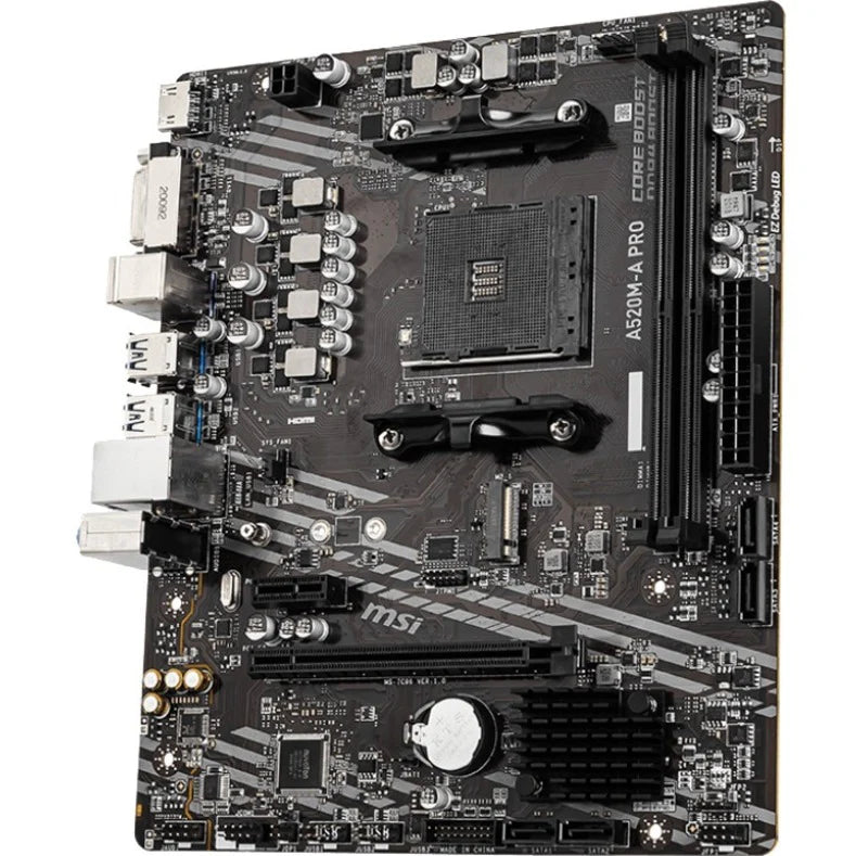 MSI A520M-A PRO AMD AM4 Micro-ATX Motherboard