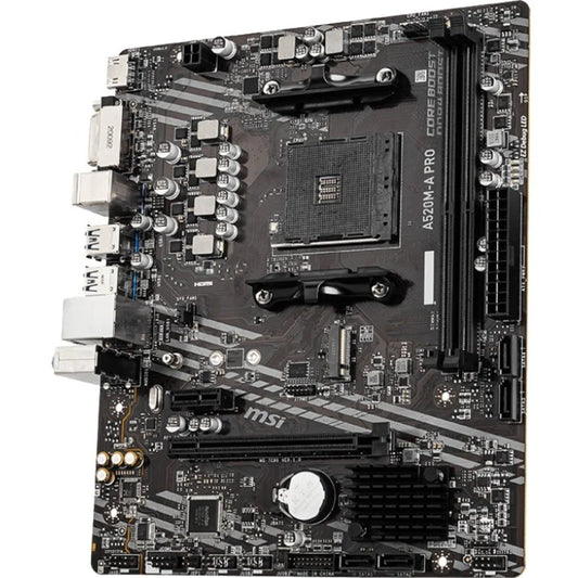 MSI A520M-A PRO AMD AM4 Micro-ATX Motherboard
