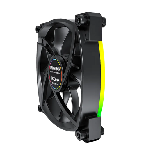 Montech AX120 PWM ARGB Black Cabinet Fan (Single Pack)