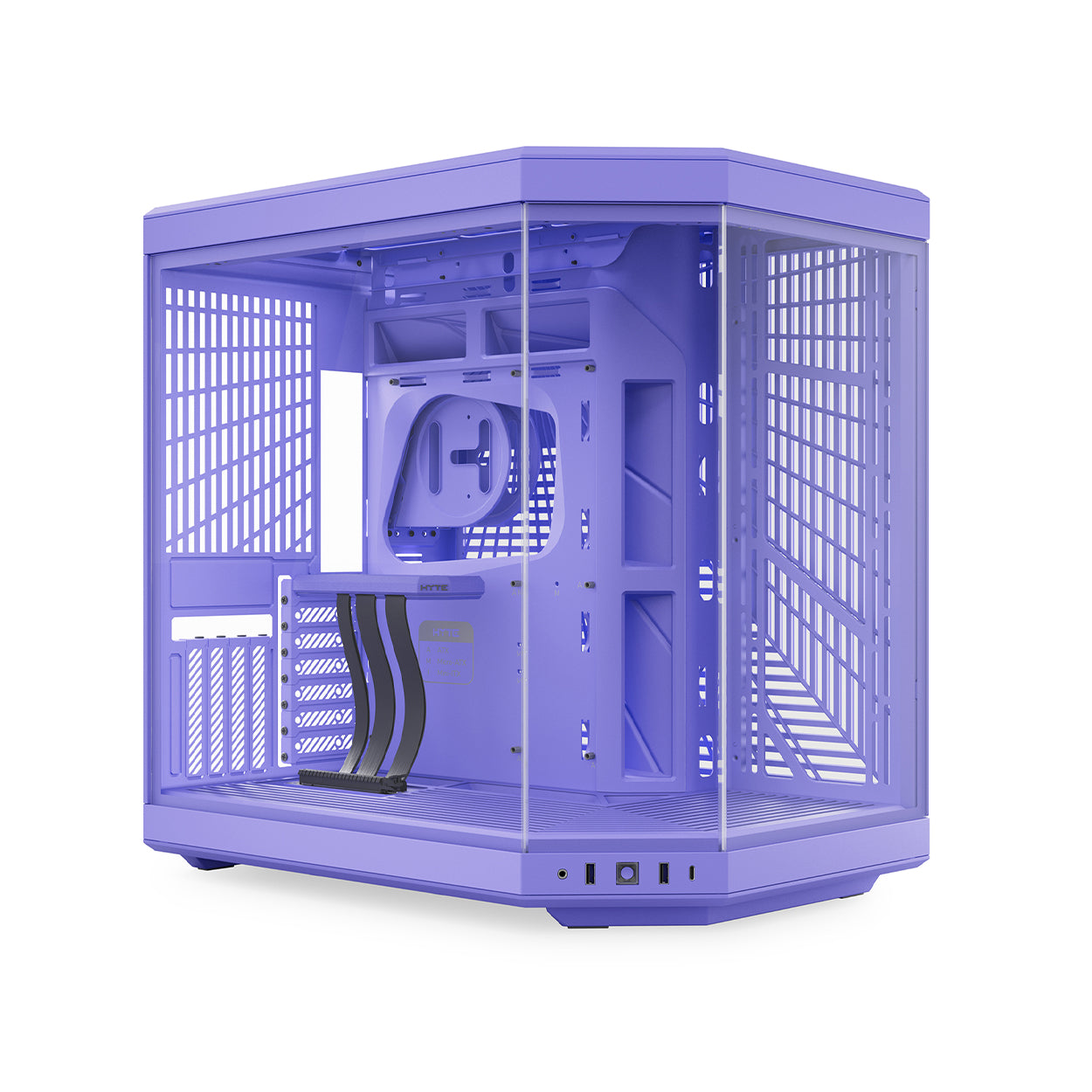 HYTE Y70 E-ATX Mid Tower Taro Milk Case