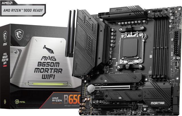MSI MAG B650M MORTAR WIFI DDR5 M-ATX Motherboard – AM5 Socket AMD