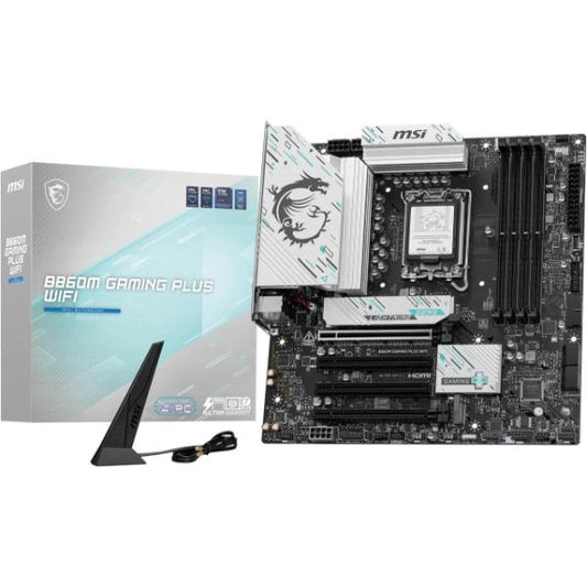 MSI B860M Gaming Plus WiFi LGA 1851 DDR5 mATX Gaming Motherboard INTEL