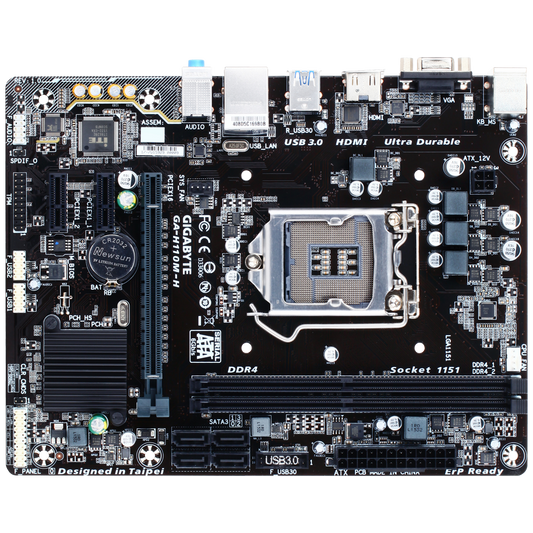Gigabyte GA-H110M-H DDR4 M-ATX Motherboard INTEL