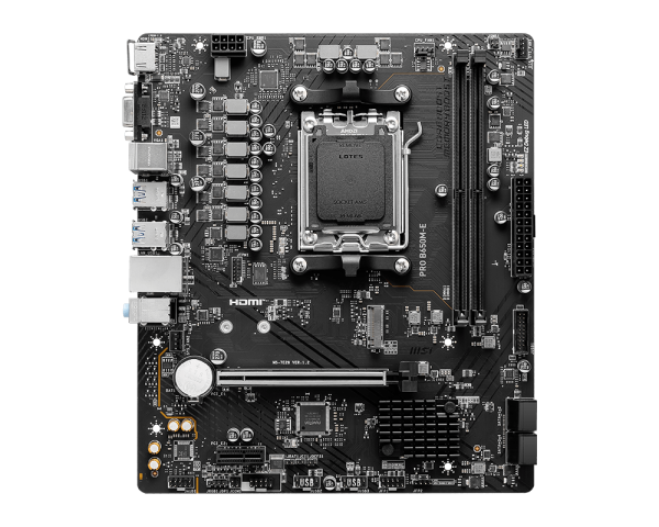 MSI PRO B650M-E DDR5 M-ATX Motherboard โ AM5 Socket AMD