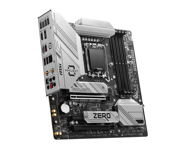 MSI B760M Project Zero (Wi-Fi) Motherboard Supports Intel 12th , 13th & 14th Gen Processors