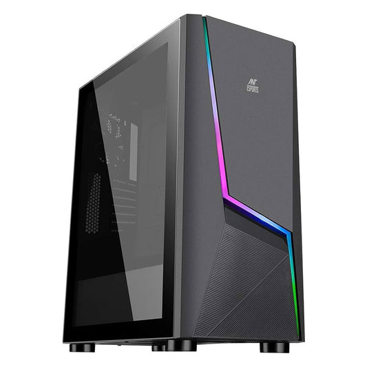 Ant Esports ICE-130AG RGB Cabinet (Matte Black)