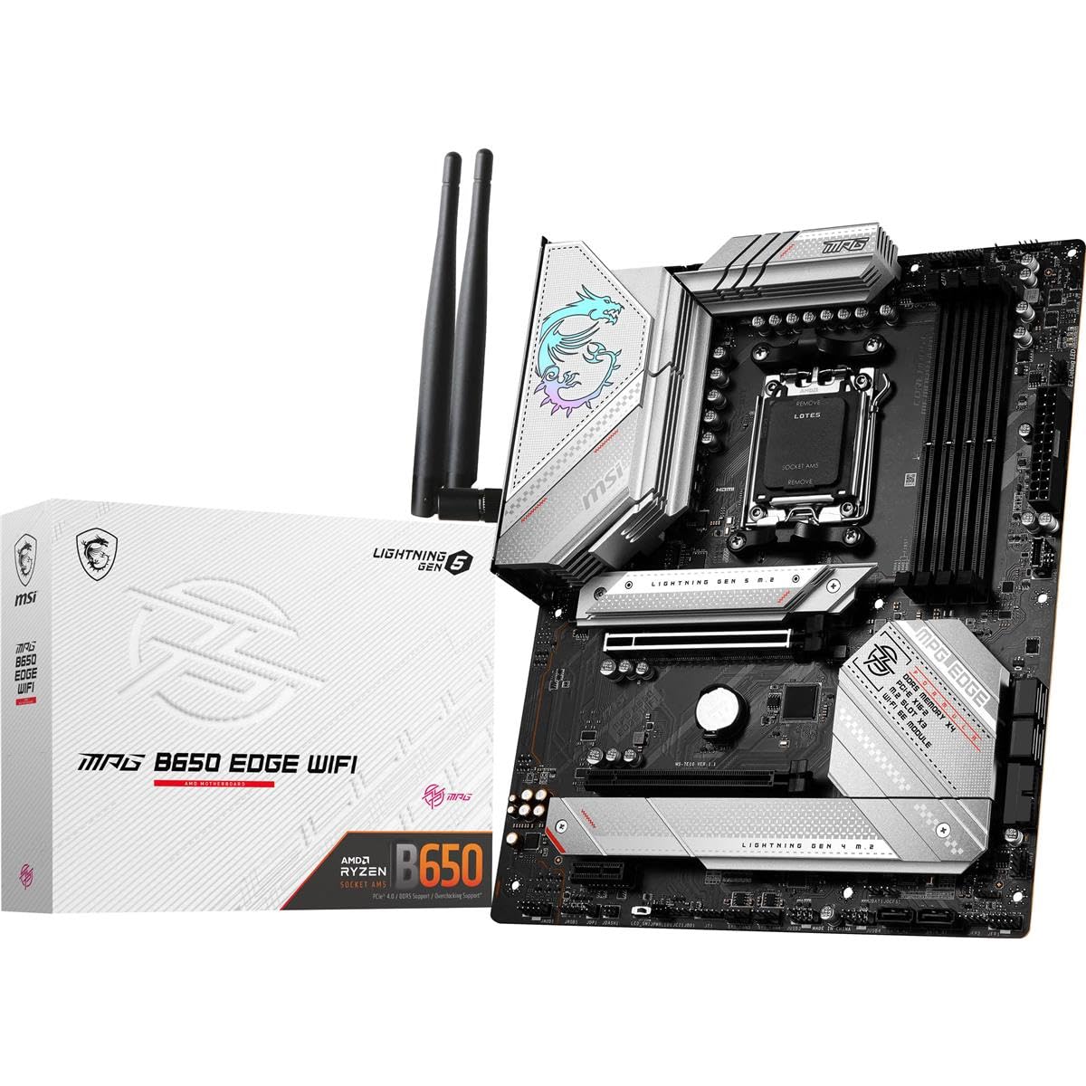 MSI PRO B650M-E DDR5 M-ATX Motherboard – AM5 Socket AMD