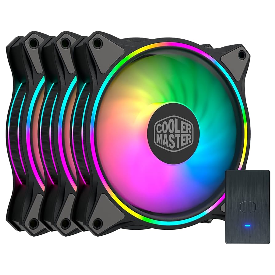 Cooler Master MasterFan MF120 Halo ARGB Cabinet Fan (Triple Pack)