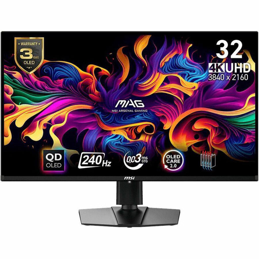 MSI MAG341CQP QD-OLED 34 inch Curved OLED Gaming Monitor