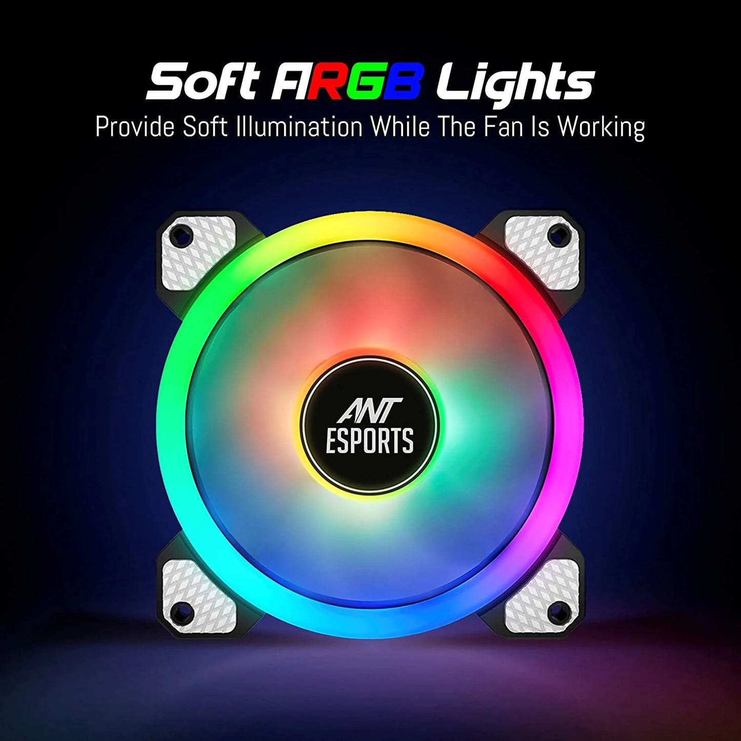 Ant Esports Superflow 120mm Auto RGB V2 Case Fan