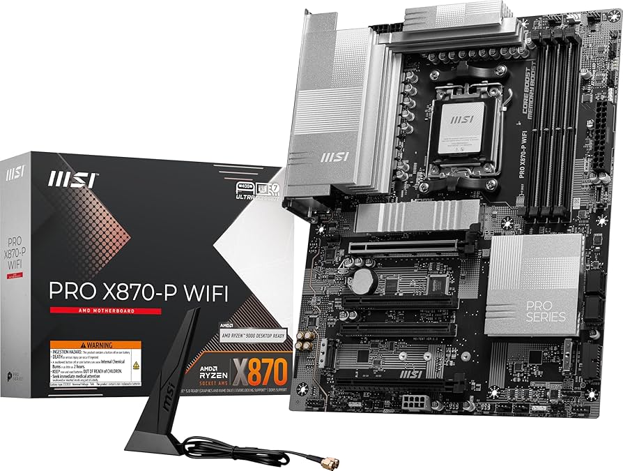Msi Pro X870-P WiFi AM5 ATX Motherboard AMD