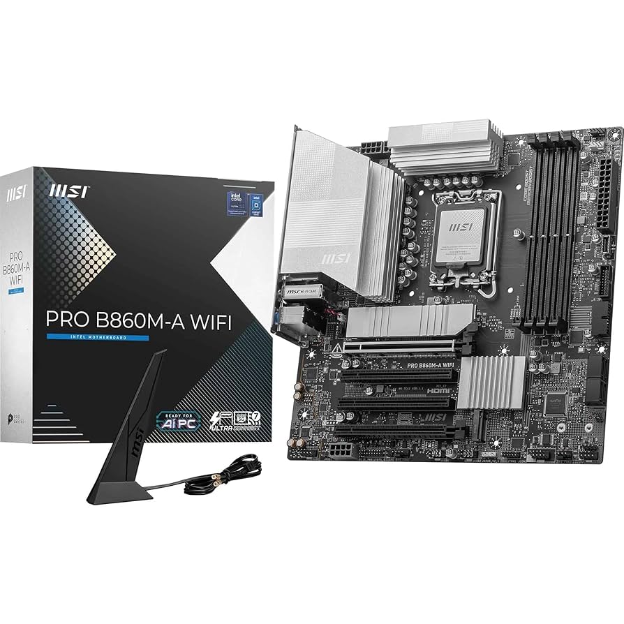 MSI Pro B860M-A WIFI M-ATX Motherboard INTEL