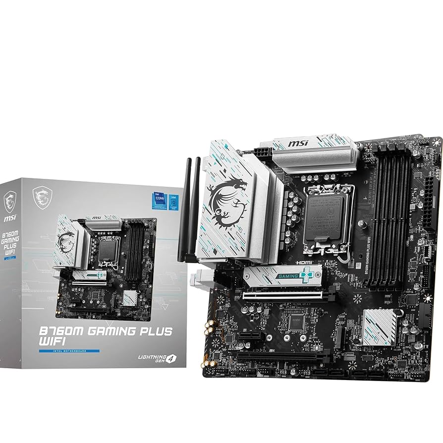MSI B760M Gaming Plus WIFI DDR5 Motherboard INTEL