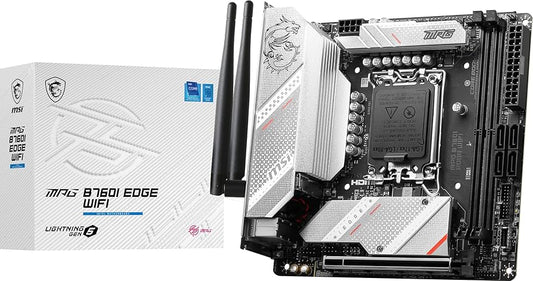 MSI MPG B760I Edge WIFI DDR4 Motherboard Supports Intel 12th , 13th & 14th Gen Processors