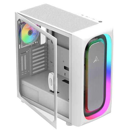 Alseye Ai Pro ARGB Mesh (E-ATX) Mid Tower Cabinet (White)