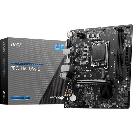 MSI Pro H610M-E DDR4 Motherboard INTEL