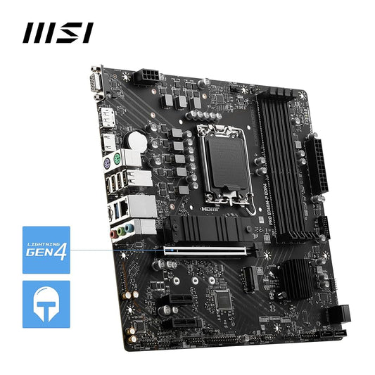 MSI Pro B760M-P DDR4 M-ATX Motherboard INTEL