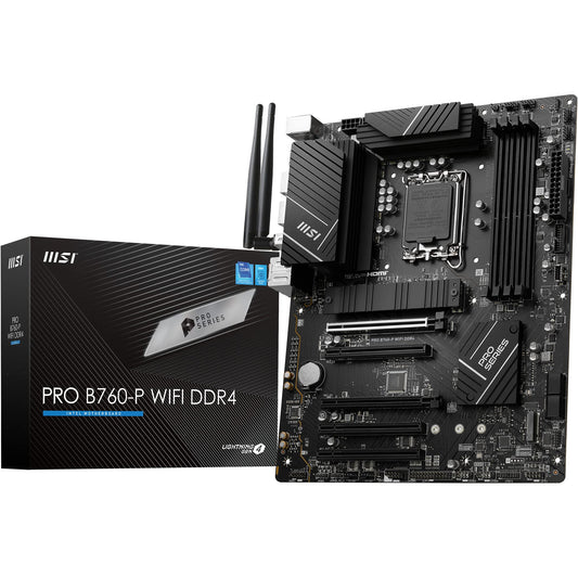 Msi Pro B760-p Wifi Ddr4 Intel Motherboard Supports Intel 12th , 13th & 14th Gen Processors