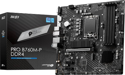 MSI Pro B760M-P DDR4 M-ATX Motherboard INTEL
