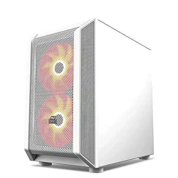 Ant Esports 200 Air Mini Mesh (M-ATX) Mini Tower Cabinet (White)