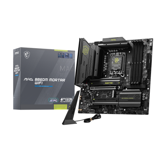 MSI MAG B860M MORTAR WIFI LGA 1851 mATX Motherboard INTEL