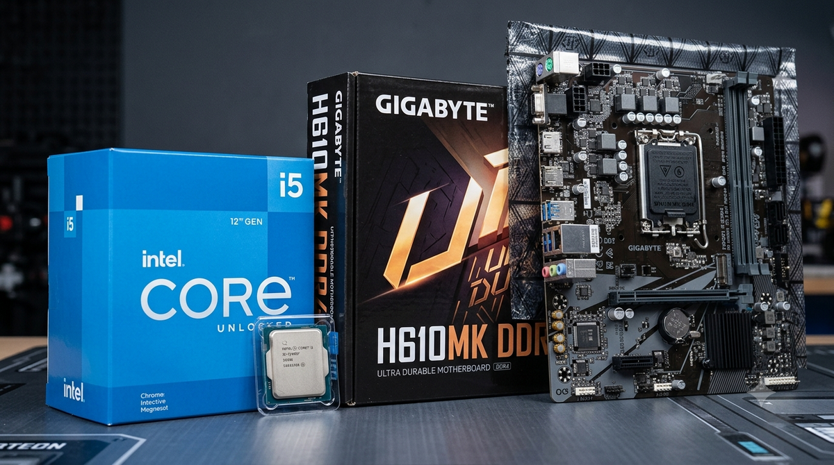 COMBO i5 12400f + H610 mh v2