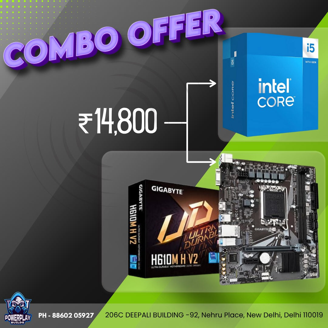 COMBO i5 12400f + H610 mh v2