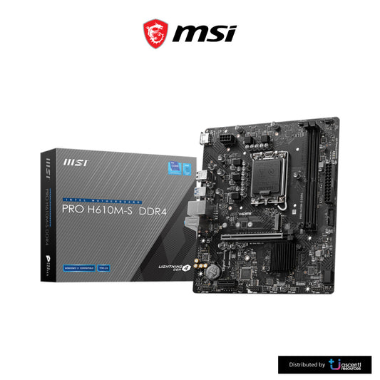 MSI Pro H610M-S DDR4 Motherboard INTEL