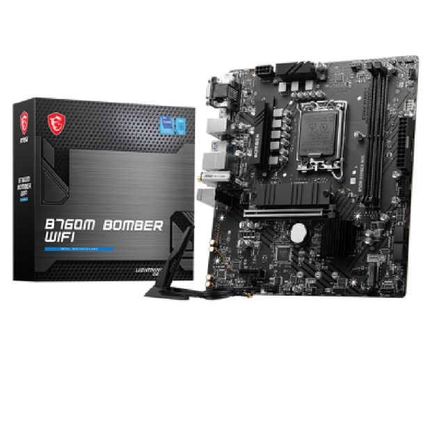 MSI B760M Bomber WIFI M-ATX Motherboard INTEL