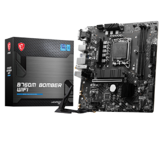 MSI B760M Bomber WIFI M-ATX Motherboard INTEL