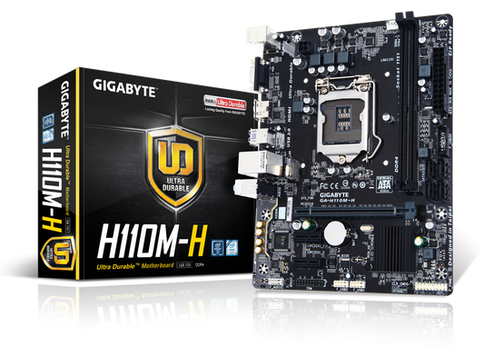Gigabyte GA-H110M-H DDR4 M-ATX Motherboard INTEL