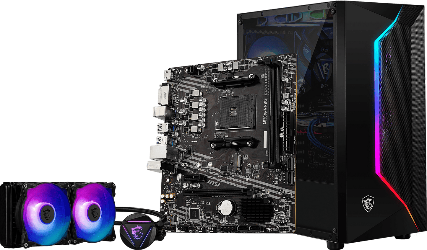 MSI A520M-A PRO AMD AM4 Micro-ATX Motherboard