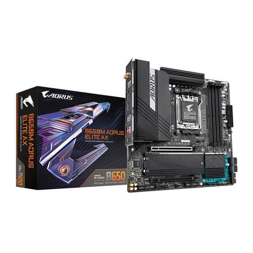 Gigabyte B650M Aorus Elite AX WiFi M-ATX Motherboard AMD