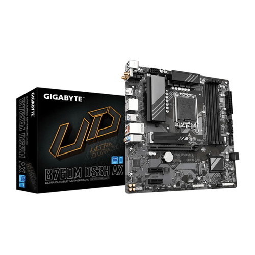 Gigabyte B760M DS3H AX WiFi DDR5 M-ATX Motherboard INTEL