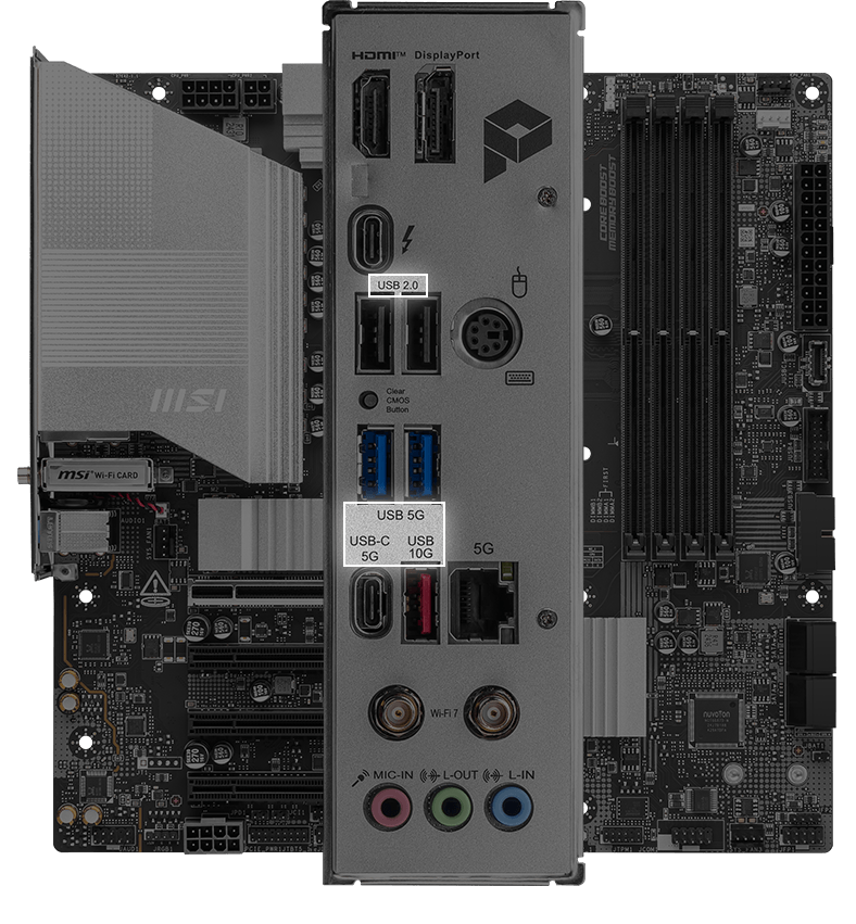 MSI Pro B860M-A WIFI M-ATX Motherboard INTEL