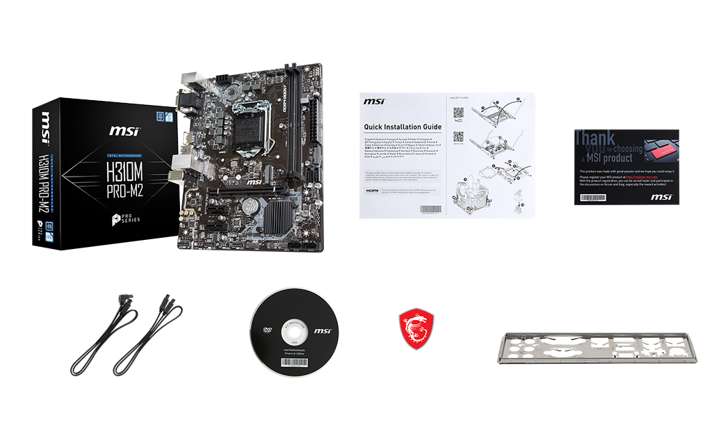 Msi H310M PRO-M2 Motherboard INTEL