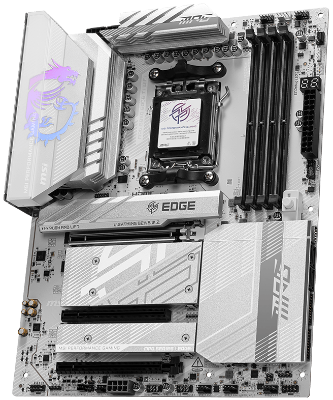 MSI MPG B850 EDGE TI WIFI DDR5 ATX Motherboard โ LGA 1700 INTEL