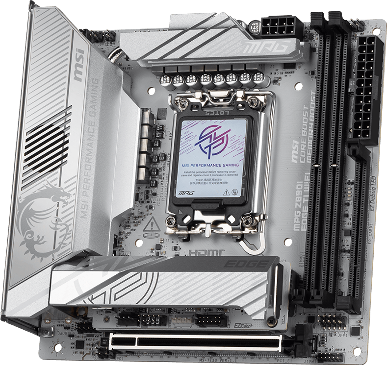MSI MPG Z890I Edge TI WIFI M-ITX Motherboard INTEL