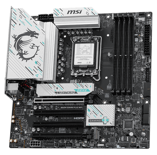 MSI B860M Gaming Plus WiFi LGA 1851 DDR5 mATX Gaming Motherboard INTEL