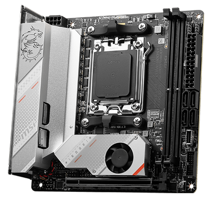 MSI MPG B650I EDGE WIFI DDR5 Mini-ITX Motherboard โ AM5, Wi-Fi 6E AMD