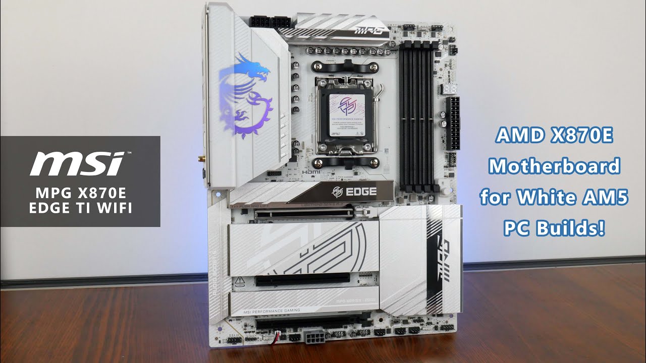 Msi Mpg X870E Edge Ti WiFi AM5 ATX Motherboard AMD