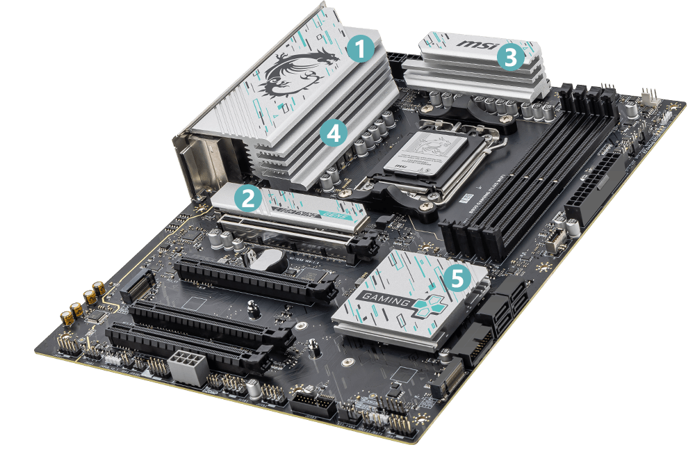 MSI B850 GAMING PLUS WIFI DDR5 ATX Motherboard – AM5 Socket AMD