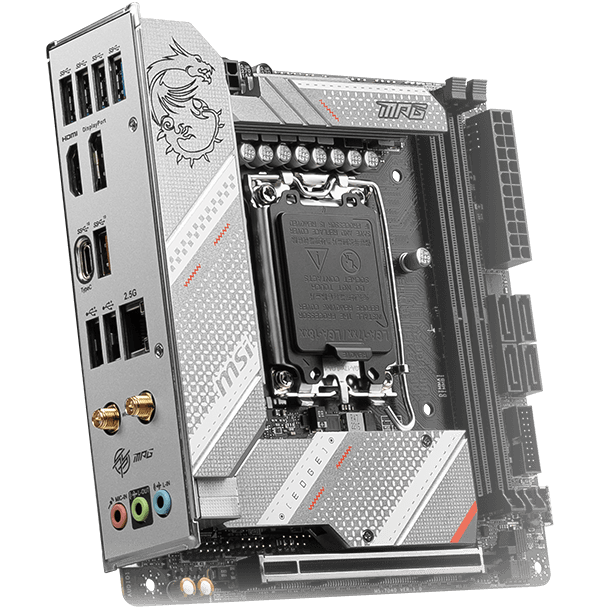 MSI MPG B760I Edge WIFI DDR4 Motherboard Supports Intel 12th , 13th & 14th Gen Processors
